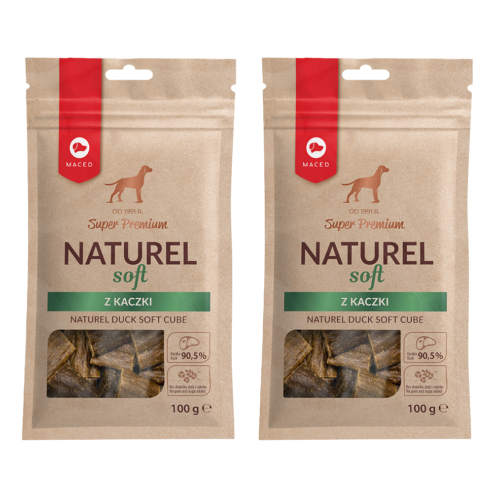 Maced Przysmak dla Psa Smakołyki z Kaczki Naturel Soft Smaczki 2x100g